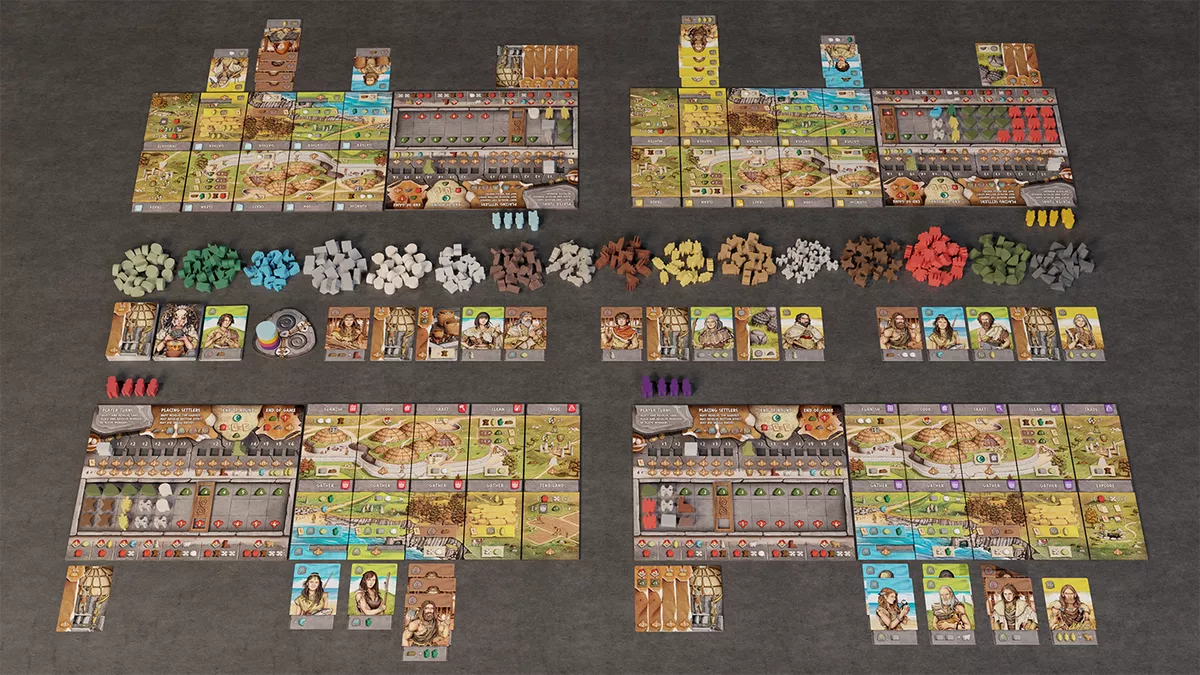Skara Brae (with KS promo action tiles) [2]