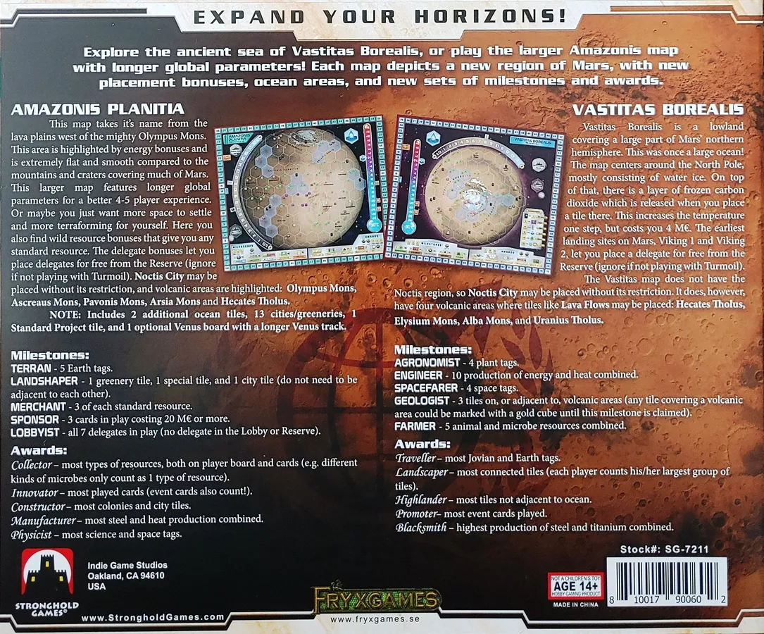Terraforming Mars: Amazonis & Vastitas [2]