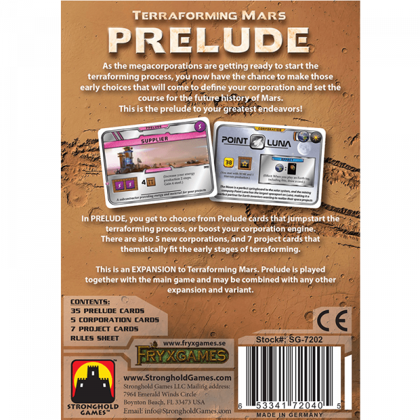 Terraforming Mars: Prelude [2]