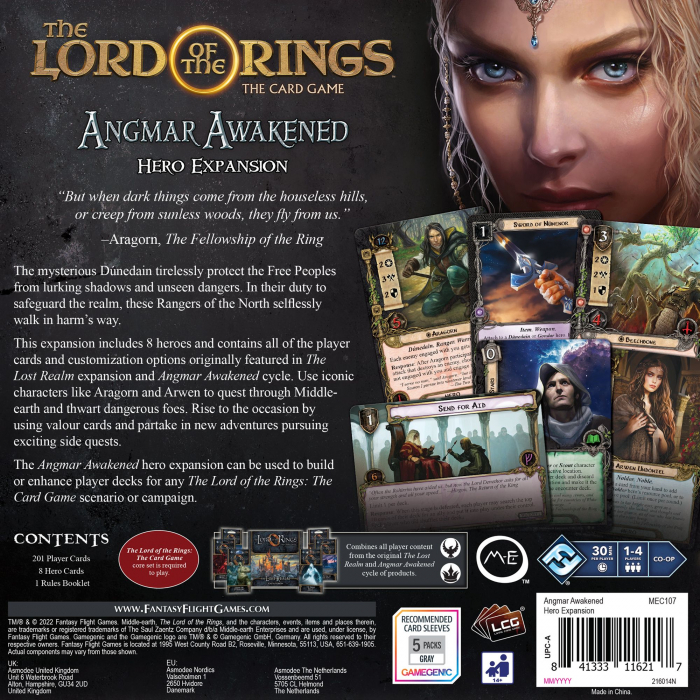 The Lord of the Rings: The Card Game – Angmar Awakened Hero Expansion [2]