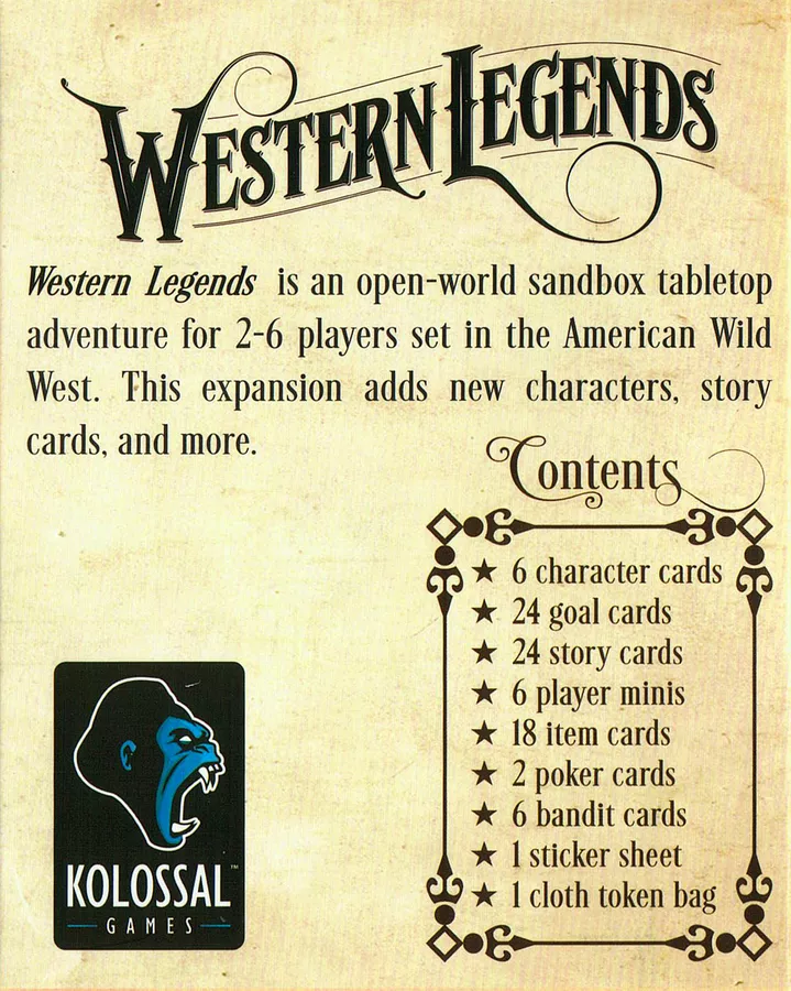 Western Legends: Fistful of Extras [2]