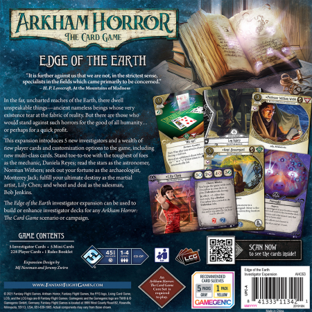 Arkham Horror: The Card Game – Edge of the Earth: Investigator Expansion [1]