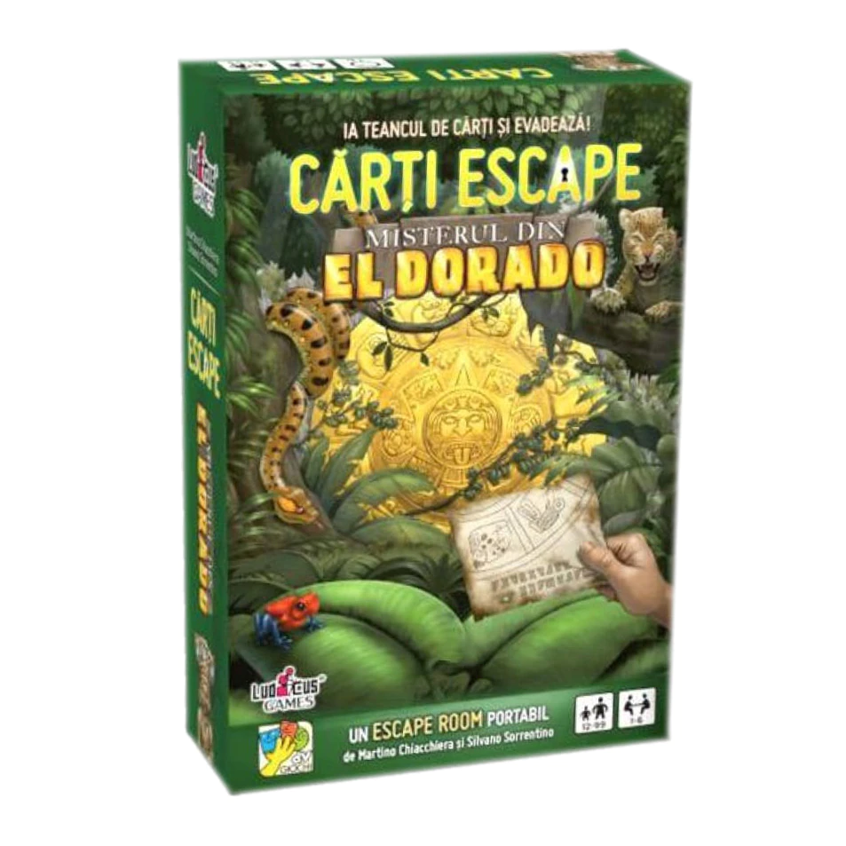 Jocuri de familie - Cărți Escape - Misterul din Eldorado