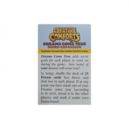 Jocuri de familie - Creature Comforts: Dreams Come True