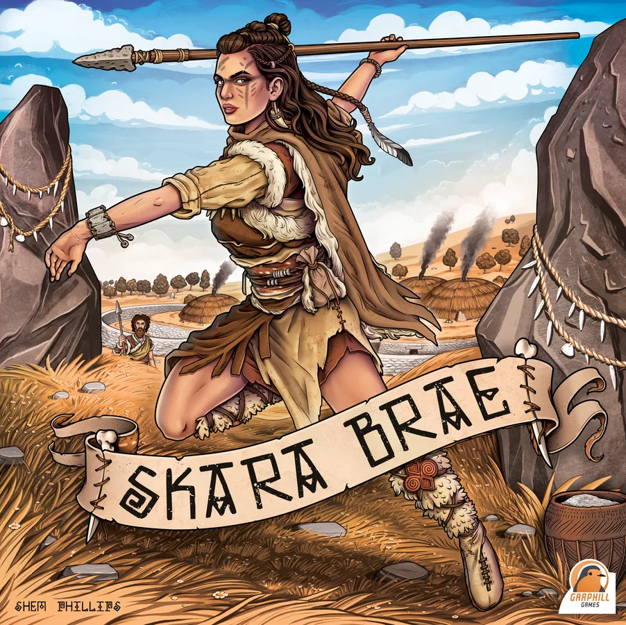 30 - 60 minute - Skara Brae (with KS promo action tiles)