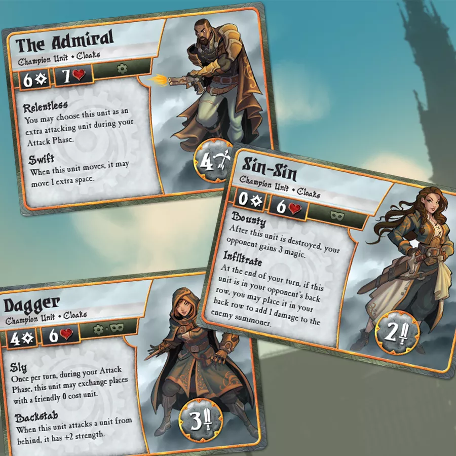 Summoner Wars (Second Edition): Cloaks Faction Deck [3]