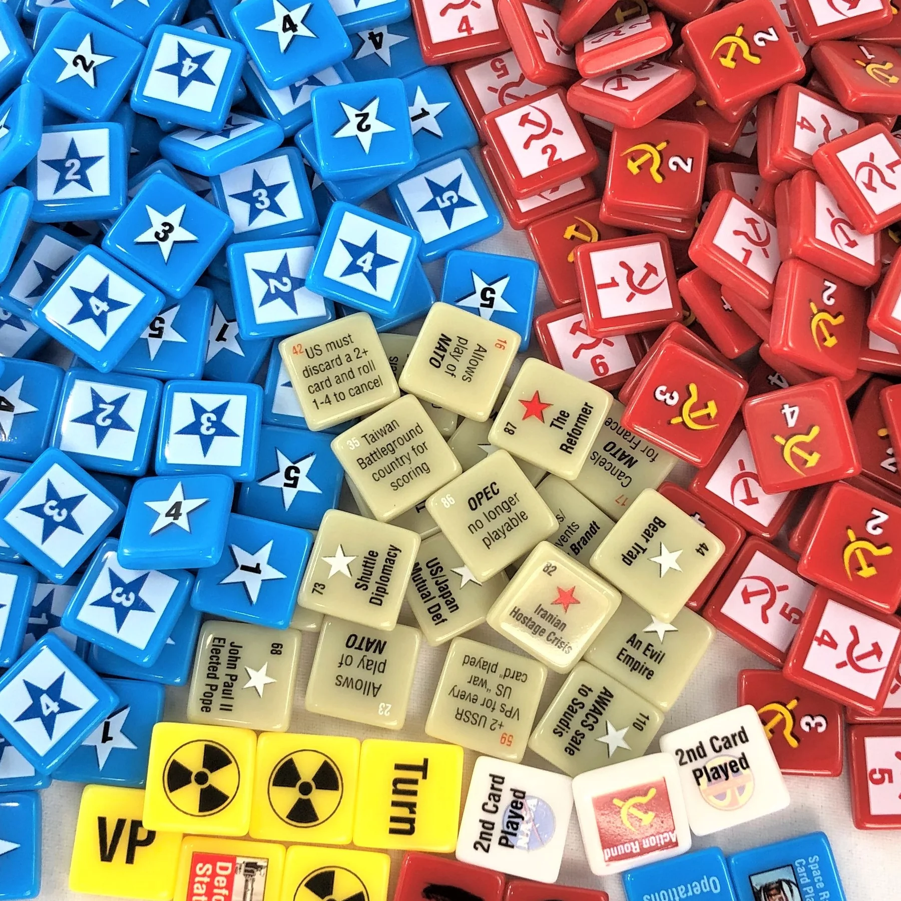 Altele - Twilight Struggle Deluxe Pieces (Acrylic Counters)