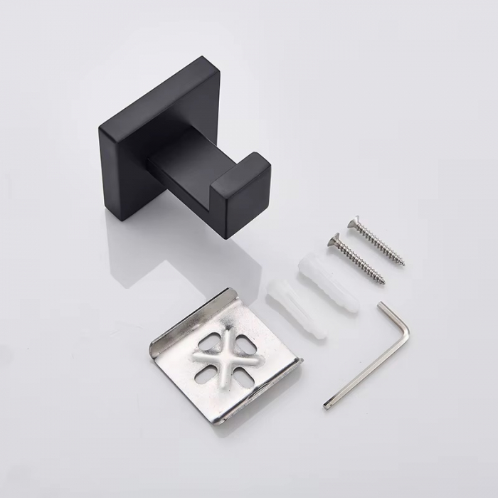 Accesorii baie negru mat 4 piese, Nova [13]
