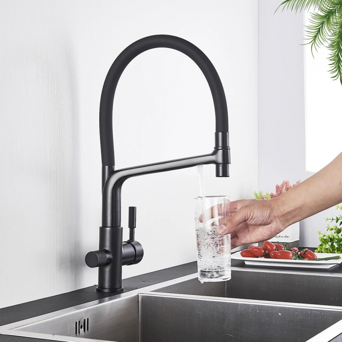 Baterie bucatarie cu 3 cai pentru filtru de purificare a apei [4]