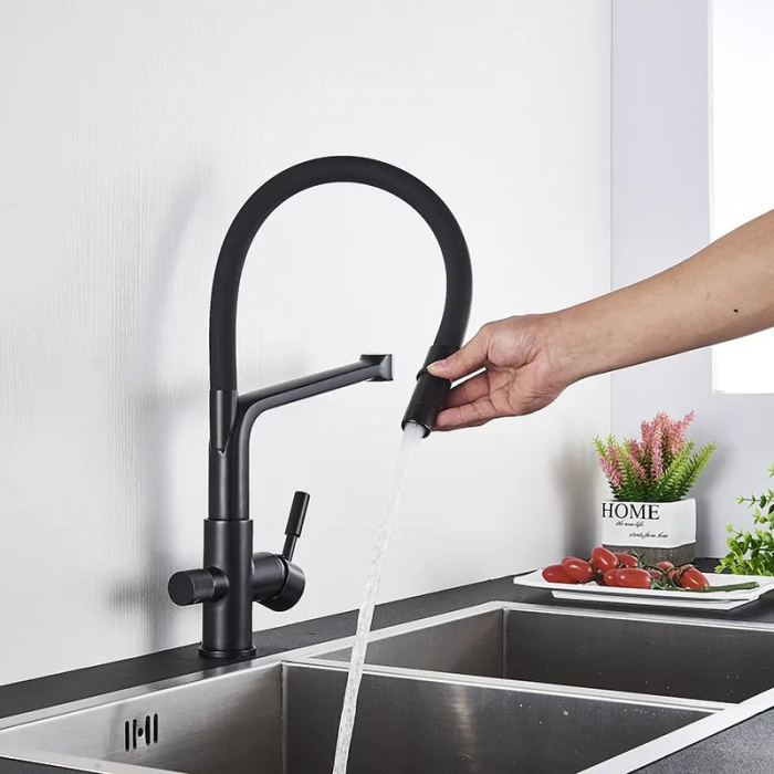 Baterie bucatarie cu 3 cai pentru filtru de purificare a apei [2]