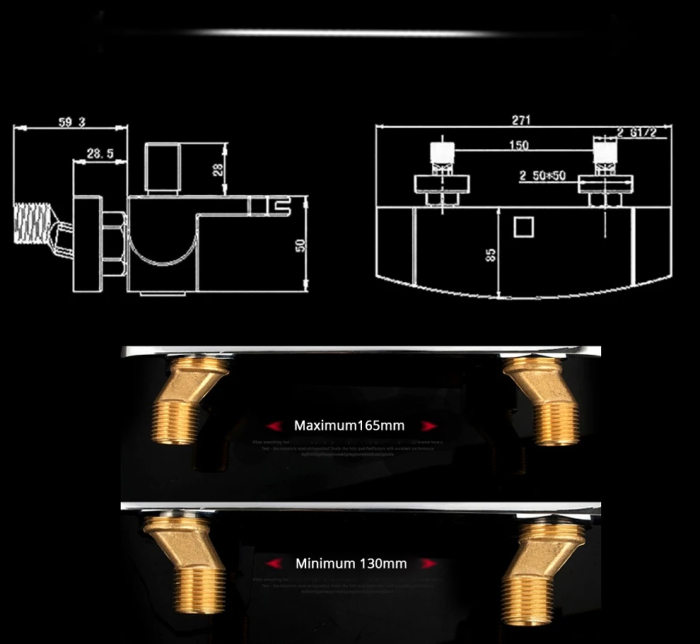 Baterie cada, tip casaca, Alb mat [3]