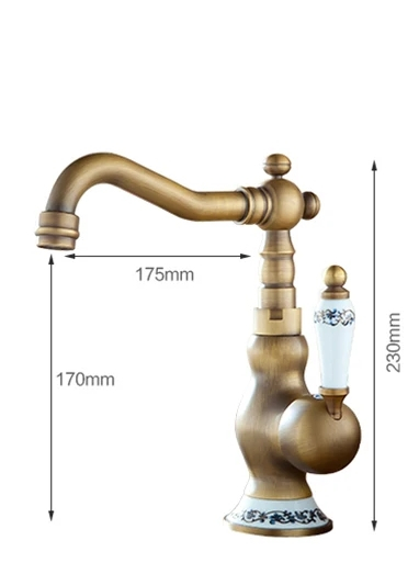 Baterie lavoar cu ornamente ceramice [3]