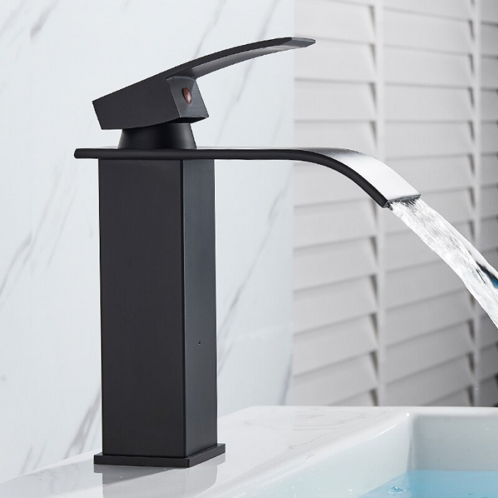 Baterie lavoar neagra tip cascada [4]