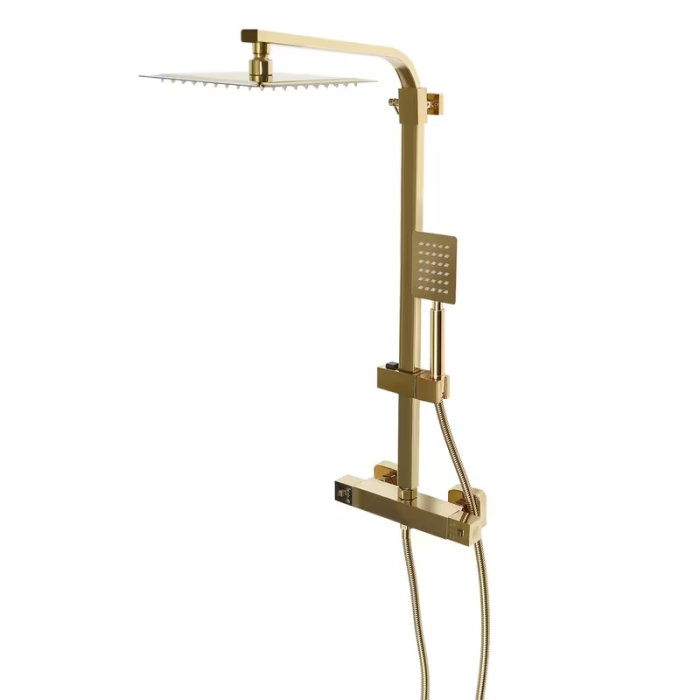 Coloana de dus 2 functii, termostat, auriu lucios [3]