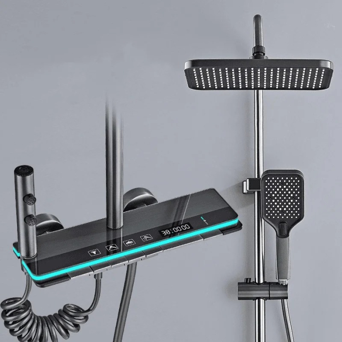 Coloana de dus Gri cu termostat si afisaj [6]