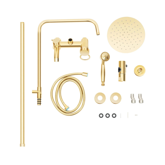 Coloana de dus trei functii, auriu lucios [5]