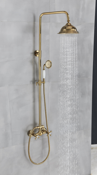 Coloana dus auriu lucios vintage elegant [2]