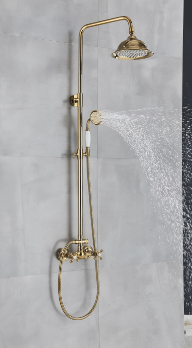Coloana dus auriu lucios vintage elegant [7]