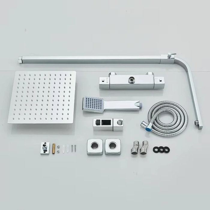 Coloana dus crom lucios cu termostat [5]