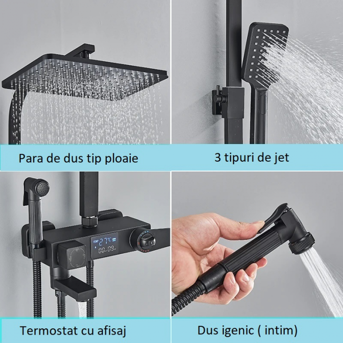 Coloana dus termostat 4 functii cu afisaj [1]