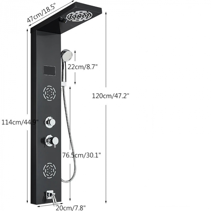 Panel de Dus cu Led [3]