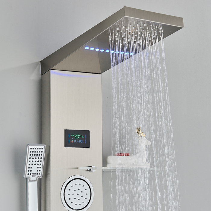 Panel de Dus cu LED cu efect de ploaie si jeturi cu masaj [5]
