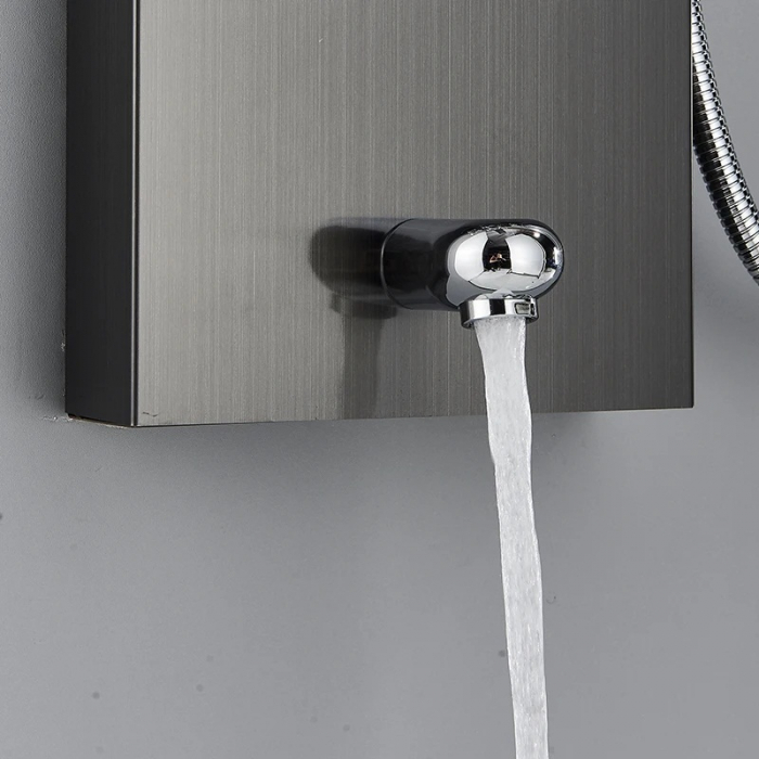 Panel de dus multifunctional cu Led, afisaj digital, jeturi SPA, efect de ploaie, sistem de masaj, 5 functii de curgere a apei [5]