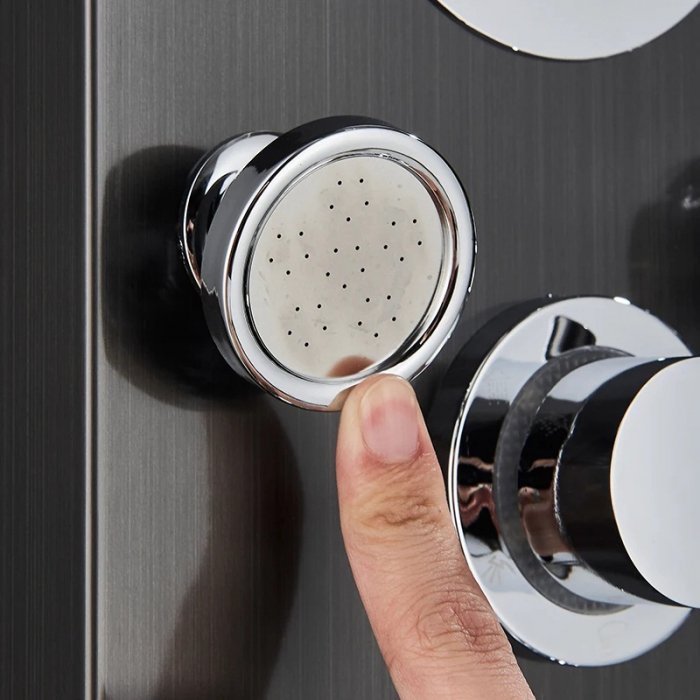 Panel de dus multifunctional cu Led, afisaj digital, jeturi SPA, efect de ploaie, sistem de masaj, 5 functii de curgere a apei [8]