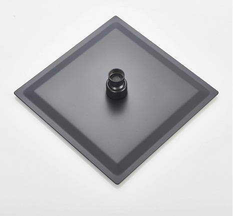 Para dus patrata 30x30 cm negru mat [2]