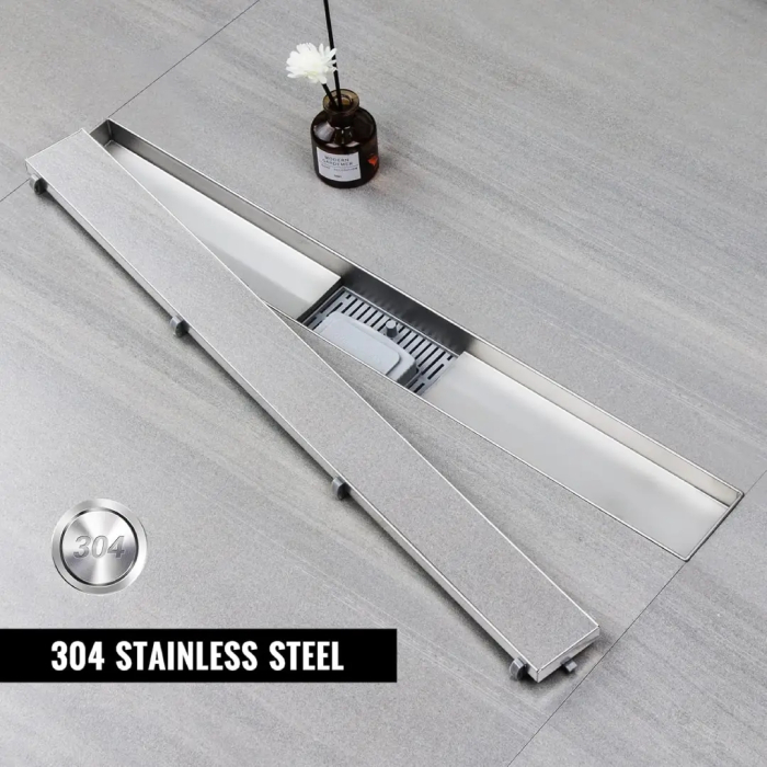 Rigola dus Faiantabila, din inox, lungime de la 40 cm la 120 cm [9]
