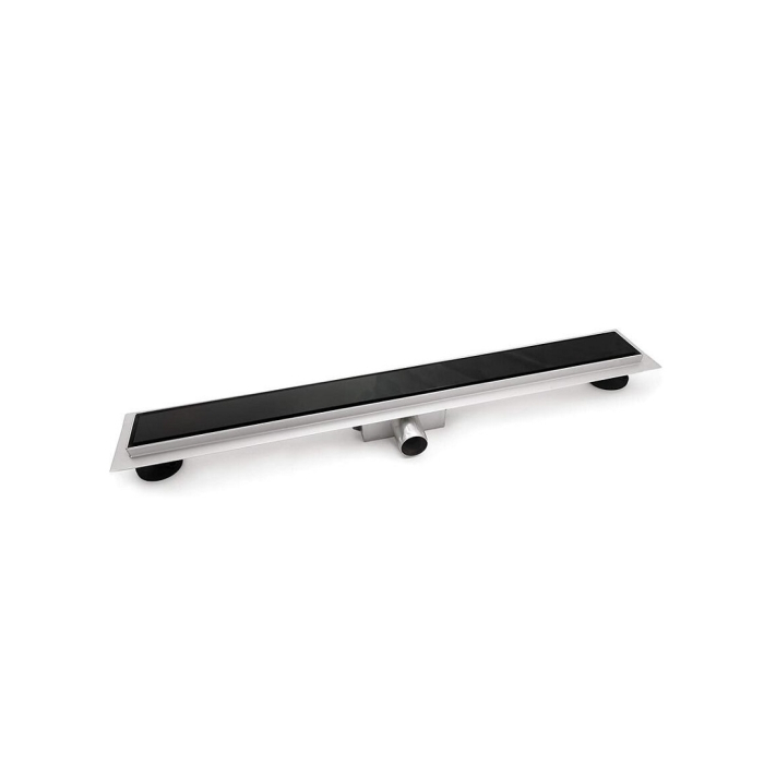 Rigola dus cu sticla neagra, integral inox , lungime 50cm,60cm,70cm,90cm [5]