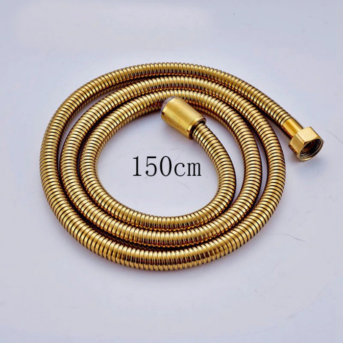 Set de dus gold cu finisaj lucios Novara cu para patrata 30 cm latura, cu 2 functii de curgere a apei [4]