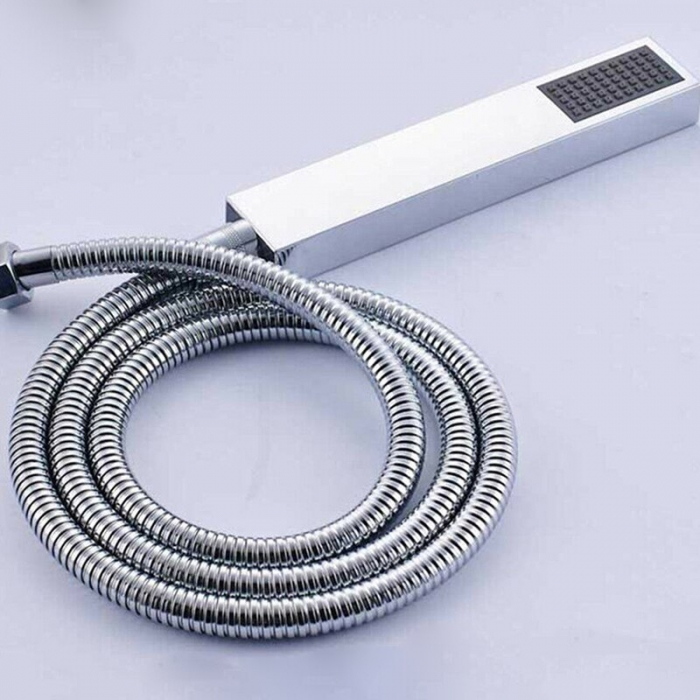 Set de dus incastrat Crom lucios cu termostat [6]
