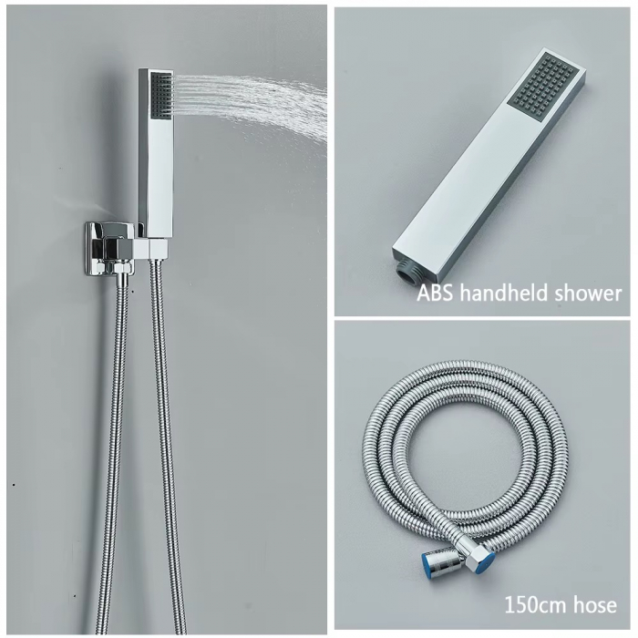 Set de dus incastrat crom lucios cu termostat pentru reglare temperaturi [3]