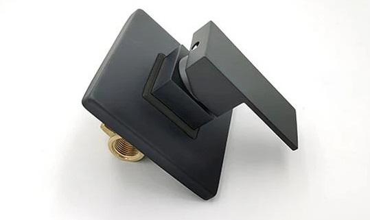 Set de dus incastrat cu para 30cm, negru mat [3]