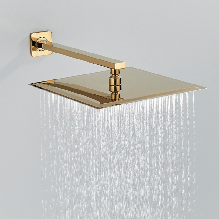 Set de dus incastrat gold lucios cu termostat pentru reglare temperaturi [4]