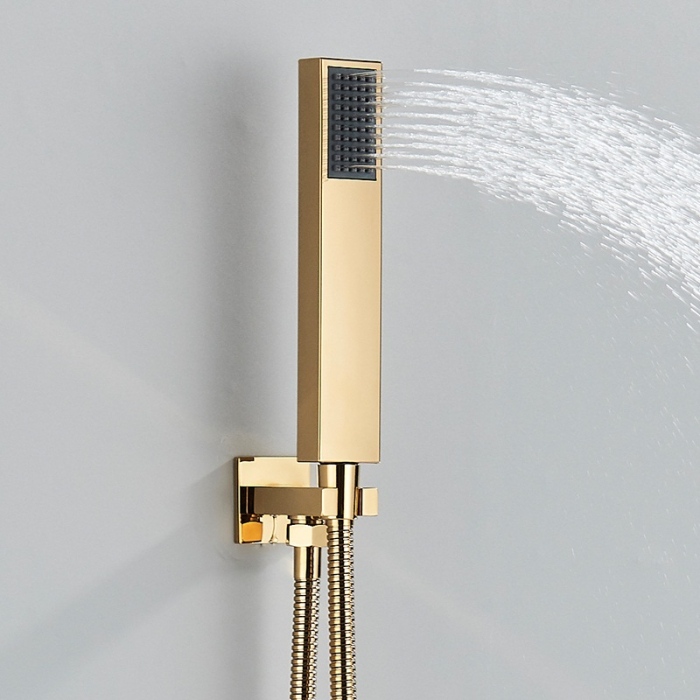 Set de dus incastrat gold lucios cu termostat pentru reglare temperaturi [5]
