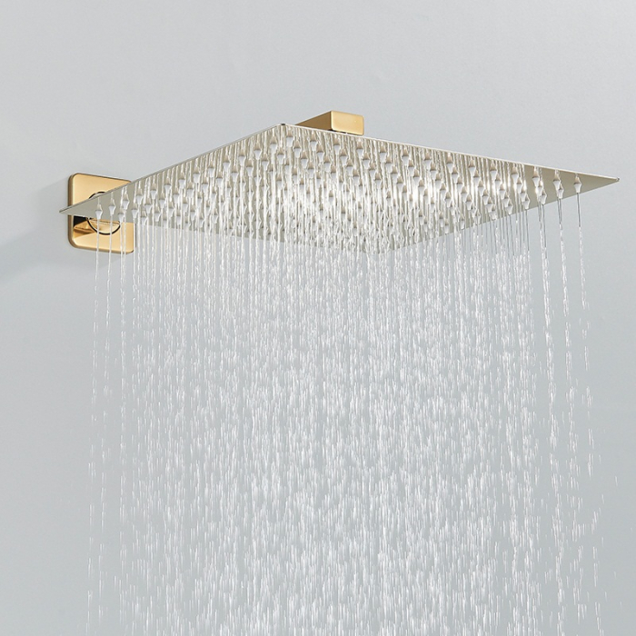 Set de dus incastrat gold lucios cu termostat pentru reglare temperaturi [2]