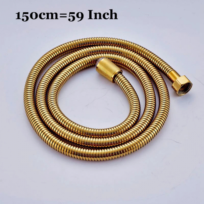 Set de dus incastrat Gold lucios cu para patrata 30 cm latura , 3 functii de curgere a apei [7]