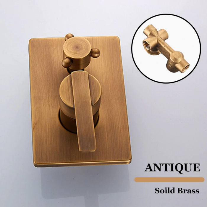 Set dus ingropat bronz antic cu palarie si dus de mana [6]