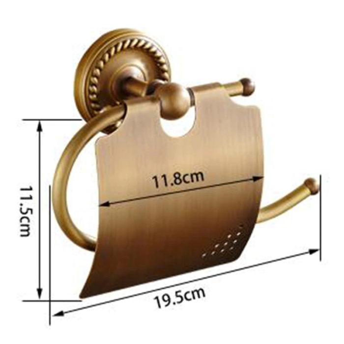 Suport hartie igienica, antichizat [2]