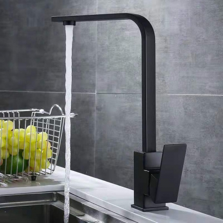 Baterii Bucatarie - Baterie bucatarie, negru mat
