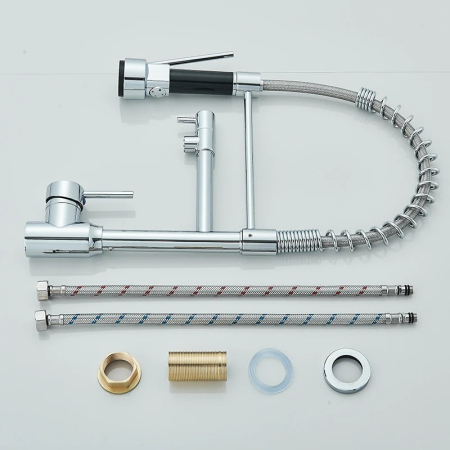 Baterie bucatarie cu dus extractabil si pipa suplimentara apa potabila [4]