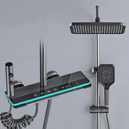 Coloana de dus Gri cu termostat si afisaj [1]