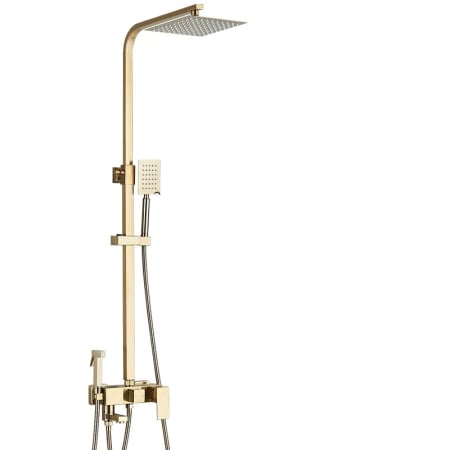 COLOANE/ PANEL DUS - Coloana dus 4 functii,auriu periat