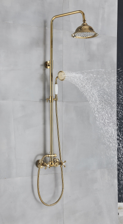 Coloana dus auriu lucios vintage elegant [6]