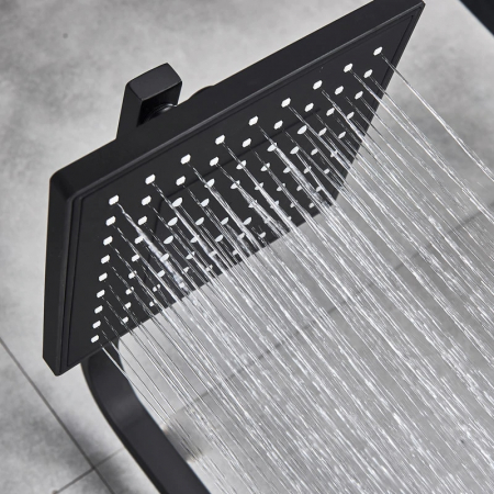 Coloana dus inox negru mat 3 functii para furtun dus [6]