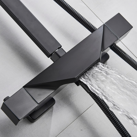 Coloana dus termostat,negru mat, Nova Black [3]