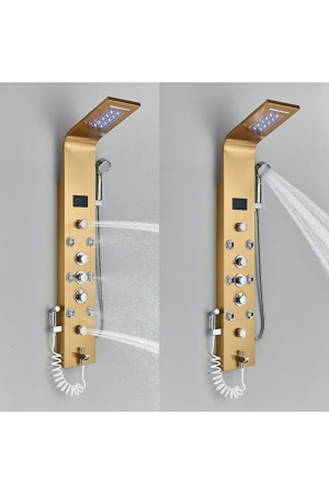 Panel de dus cu jeturi de masaj  SPA, display si lumina led [2]