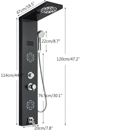 Panel de Dus cu Led [2]